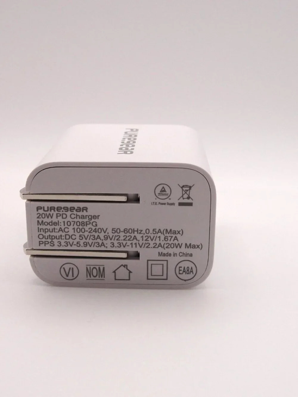 PureGear 20W USB‑C Fast Charger • NEW • iPhone / Samsung PD Adapter